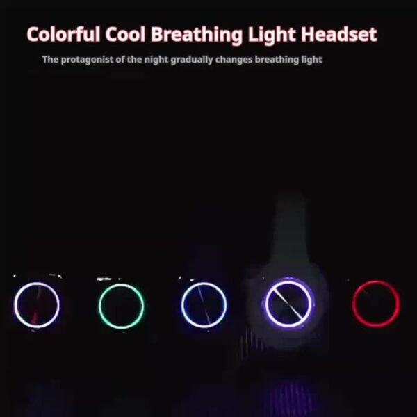B39 Wireless Headphones, Over-Ear Headset with Microphone, Noise Cancellation, Foldable Lightweight Design, Deep Bass