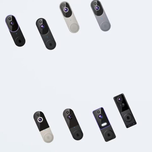 1440P Wireless Smart Doorbell, WiFi Camera, Night Vision Function, Artificial Intelligence Snapshot, Rechargeable Battery, Photo And Video Taking, Two-way Intercom, Local Storage