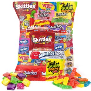 Assorted Bulk Candy Individually Wrapped, Party Candy Variety Pack