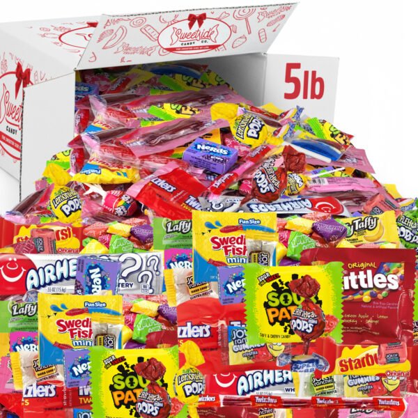 Assorted Bulk Candy Individually Wrapped, Party Candy Variety Pack
