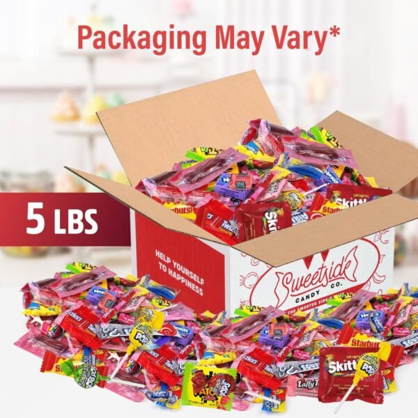 Assorted Bulk Candy Individually Wrapped, Party Candy Variety Pack