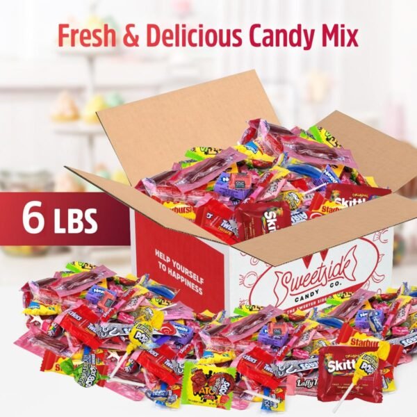 Assorted Bulk Candy Individually Wrapped, Party Candy Variety Pack
