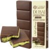 Ceres Gourmet Dubai Dark Chocolate Bar with Pistachio Cream and Kataifi, 2.3 oz Gourmet Bitter Chocolate Candy, Viral Snack Gift for Friends and Family