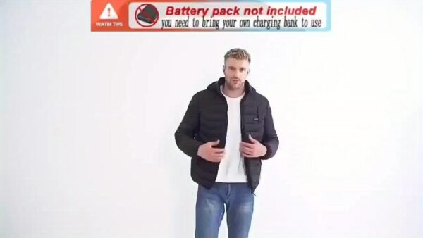 Men'S Heated Jacket, Couple Model, 24-Zone Heating, The First Choice for Outdoor Camping, Daily Leisure Outings, Windproof Jacket, Popular in Cold Areas