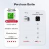 Wrist Blood Pressure Monitor – Automatic Digital BP Monitor with Adjustable Cuff, Large LCD Display, Pulse Rate & Irregular Heartbeat Detection, Portable Home Use Blood Pressure Machine for Seniors and Adults