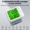 Wrist Blood Pressure Monitor – Automatic Digital BP Monitor with Adjustable Cuff, Large LCD Display, Pulse Rate & Irregular Heartbeat Detection, Portable Home Use Blood Pressure Machine for Seniors and Adults