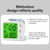 Wrist Blood Pressure Monitor – Automatic Digital BP Monitor with Adjustable Cuff, Large LCD Display, Pulse Rate & Irregular Heartbeat Detection, Portable Home Use Blood Pressure Machine for Seniors and Adults