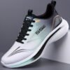 Summer Men'S Athletic Shoes Soft Sole Shock Absorption Mesh Breathable Running Shoes Fashion Versatile Trendy Shoes