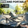 Foldable RC Quadcopter for Teenagers, Easy-to-Fly Entry-level Drone with Optical Flow Hover, 360° Fun Stunt Flips, One Key Takeoff Landing, Headless Mode, Crash Resistant for Casual Play, Perfect for Hanging Out with Friends, Great Birthday Gift