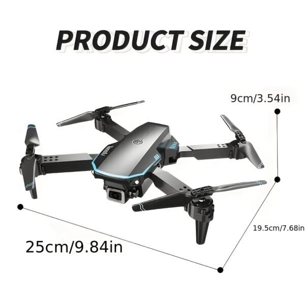 TONG LI Remote Control Airplane for Adults, Portable Foldable Quadcopter Drone, No Camera/Single Camera/Dual Camera Options, Gift, HD Aerial Photography, Headless Mode, 3D Flips, Electronic Gyro Stabilization, Gesture Selfie, Waypoint Flight, One-Key