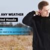 Men'S 5-Zone Heated Hooded Sweatshirt & Suit, Heated Coat, Heated Hoodie, Heated Vest Men, Mens Hoodies, Winter Coats For Men, Winter Gear, Heated Clothes, Heated Sweatshirt, Heating Coat, Winter Camping, Heating Vest, Heated Suit, Heating Clothes