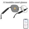 AI Smart Glasses, Smart Glasses With 160 Languages Real Time Translation Support, Chat GPT System, Hvesbsfsy New Multi-functional Audio Glasses For Men And Women, Built-in Microphone And Speaker, HD Voice Calls And HIFI Music Quality