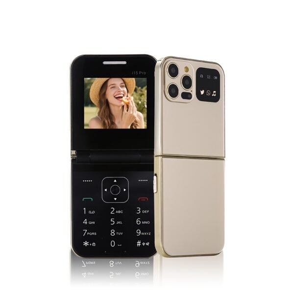 The 2025 New Flip Phone Only Supports 1350mAh Battery Life And A Powerful Flashlight! Dual-card Anti-disconnection FM Radio