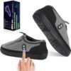 Warm Slippers with Four Heating Settings, Cordless Foot Warmers Designed for Chilly Feet, Perfect for Cold Weather. These Cozy Indoor And Outdoor Shoes Are Ideal for Camping, Featuring a 5000Mah Rechargeable Battery
