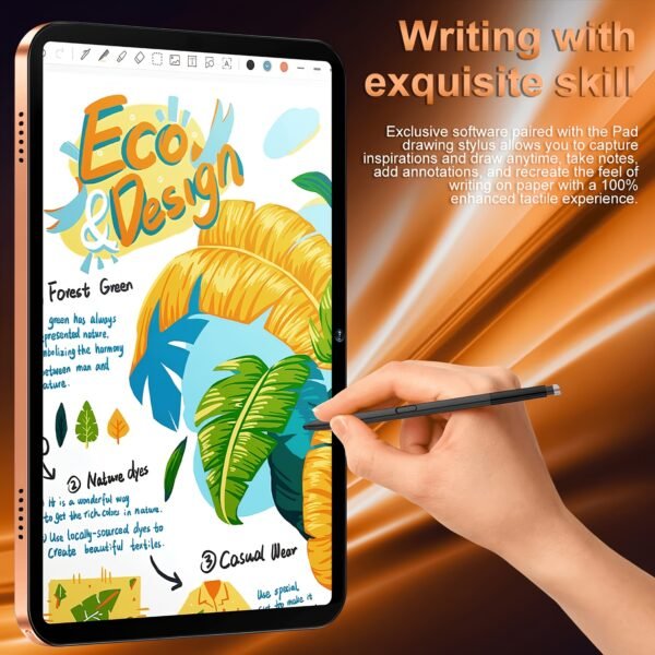 Android 15 Tablet Super Value Bundle, Includes Keyboard And Protective Case, 8GB+128GB Large Storage, 10.1-Inch FHD Screen, Supports 5G Dual SIM Dual Standby And Wi-Fi 6, Student Preferred, Multiple Colors Optional, Student Tablet, Tablet, Pad