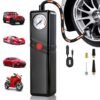 12000APortable Wireless Car Air Compressor Inflator Hand Pump with LED Lighting, Suitable for Cars/motorcycles/bicycles