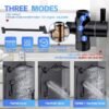 product-fancy-089bc59b-da5a-4bf4-bab4-d9018c2f763f-1 Shower Head, High Pressure Rainfall/Handheld Shower Combo with 13inch Extension Arm, Various Settings, Anti-leak Shower Head with Holder, Height/Angle Adjustable, Chrome, Matte Black