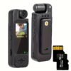 Intelligent Recording Device - 1080P High Definition Body Camera, Lens That Rotates 180 Degrees, Portable Handheld Camcorder, USB Rechargeable, Ideal Present for Celebrations And Anniversaries