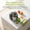 Fruit And Vegetable Centrifugal Juicer - 2-speed Adjustable Juicer with 3-inch Wide Feed Chute, Equipped with A 0.52-quart Juice Cup And A 54oz Pulp Container, Easy-to-clean Electric Juicer