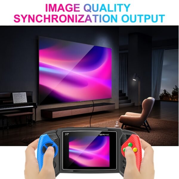 S7 3-inch 8-bit Classic Retro Video Handheld Portable Nostalgic Arcade Mini Game Console Best Gift