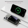 Magnetic Wireless Charging Power Bank, 5000/10000mAh Battery 15W Fast Wireless Charging 22.5W PD Fast Charging Power Bank, 2 Outputs And Dual Input External Battery Pack for Ios 16/15/14/13/12/11 And Other Android Universal