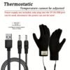 Intelligent Temperature-controlled Electric Heating Gloves, with Three-level Intelligent Temperature Adjustment, Double-sided Heating. It Features a Touch Screen Design and Is a Great Gift for Winter.