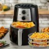 A Set of 8 Stainless Steel Air Fryer Dehydration Racks with Clips