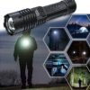4-Pack Tactical Survival Kit Must Have: Super Bright Rechargeable LED Flashlights Set, Zoomable Spotlight & USB Charging For Emergency Preparedness, Power Outage Supplies, Camping Gear, Perfect Men Gifts