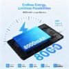 Android 15 Tablet Latest Tablets, 10.1 Inch Tablet 8GB RAM 128GB ROM, 8000Mah Battery 2 In 1 Tablet With Keyboard, Case, Stylus, Tablet PC, 5G Wifi, 5MP+16MP Dual Camera, 1280 * 800 FHD IPS Screen, Tablet, Pad, Tablet, Pad