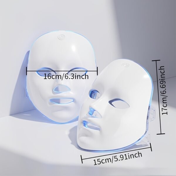 A 7-color Facial Mask Machine, Portable Facial Care Device, Home Beauty Care Tool, USB Charging, Suitable As A Gift for Girlfriend And Valentine's Day Gift