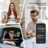 Smart AI Recognition Glasses with Built-In Camera, Clear Photo Capture, Wireless Hands-Free Music And Calls, UV Protection Shades, Comes with Interchangeable Spare Lenses