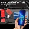 Solar & USB Rechargeable LED Lantern Flashlight, 1800Mah Nickel Battery, Tactical COB Work Light, 4 Modes, Emergency Power Bank Function, Portable for Camping IPX4 Waterproof(1/2pcs Optional)