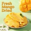 Dried Fruit Snacks, 4 Bags Dried Mango Slices, Sweet Tangy Chewy Mango Fruit Snacks for Office Snacks, Lunch Box, Tea Time, Back to School, Halloween Party Bowls And Christmas Gift Bags