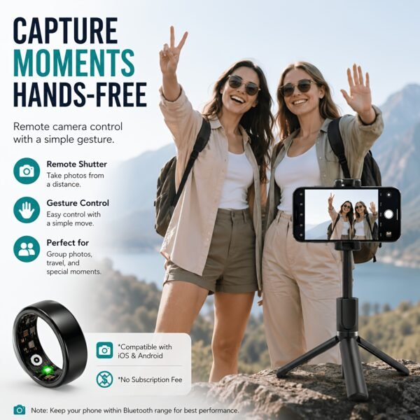 product-fancy-2ad6e020-2249-40e8-b79e-161bd061a42f Smart Ring for Women & Men, Sleep and Fitness Tracker with Step, Distance and Calorie Monitoring, Exercise Records, Remote Camera Control, IP68 Waterproof Activity Ring, Compatible with iOS & Android
