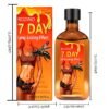 7-Day Abdominal Instant Tightening Oil, Instant Lifting And Firming, Tummy Reduction, Natural Ingredients, Low Sensitivity And Hydration, Solving Body Skin Laxity, Dryness, Wrinkles And More, Suitable for Arms, Abdomen, Buttocks