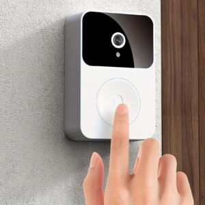 Wireless Video Doorbell with Two-Way Communication, Wi-Fi Connectivity, High Definition, Night Vision Capabilities, Remote Control Via App, Easy Setup, And HD Cameras for Home Security