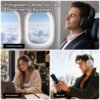 1pc Wireless Over-Ear Headphones, Noise Cancellation Headphones, USB-C Charging, Lightweight Folding, Hi-Res Audio, Compatible with IOS, Android, PC, Suitable for Travel, Work, Laptops And Phones, Gaming Headphones, Perfect for Gifts