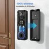 product-fancy-31e111ed-bf9e-4137-9cc2-0d0601aa8c86 2pcs/1pc Smart Wireless Doorbell Camera System with Puvue App Compatible Indoor/Outdoor