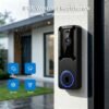 product-fancy-35525a49-baf0-4269-9049-94a3758a623f 2pcs/1pc Smart Wireless Doorbell Camera System with Puvue App Compatible Indoor/Outdoor