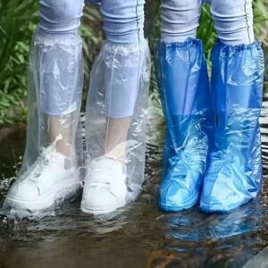 10pcs Lightweight Waterproof Shoe Sleeves Disposable Covers Hiking Save Your Shoes Blue Or White