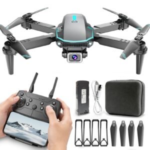 Foldable RC Quadcopter for Teenagers, Easy-to-Fly Entry-level Drone with Optical Flow Hover, 360° Fun Stunt Flips, One Key Takeoff Landing, Headless Mode, Crash Resistant for Casual Play, Perfect for Hanging Out with Friends, Great Birthday Gift