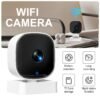WiFi Security Camera Indoor with Night Vision, Two-Way Talk, Motion Alerts & Cloud/SD Storage Suitable for Monitor, Elderly Care, Pet Cam, Wireless Camera System with App Alerts for Home Surveillance
