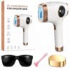 At-Home IPL Hair Reduction Device with Sapphire Cooling Comfort Technology, 5 Adjustable Modes, Up to 999, 900 Flash Lifespan, Unisex Grooming Tool for Face, Body, Underarms & Bikini Area, Sweet Gift for Her And Mom And Best Friends