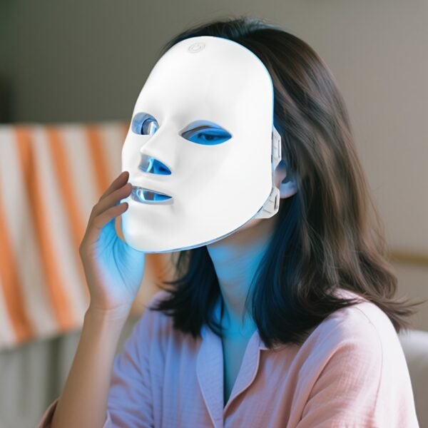 A 7-color Facial Mask Machine, Portable Facial Care Device, Home Beauty Care Tool, USB Charging, Suitable As A Gift for Girlfriend And Valentine's Day Gift