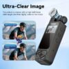 Intelligent Recording Device - 1080P High Definition Body Camera, Lens That Rotates 180 Degrees, Portable Handheld Camcorder, USB Rechargeable, Ideal Present for Celebrations And Anniversaries