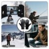 Winter Warm Gloves, Electric Heating Gloves, Intelligent Three-level Temperature Control, Double-sided Heating, Automatic Power-off at High Temperature, Comfortable Liner,Requires a USB Power Source to Be Used,An Excellent Winter Gift.