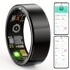 product-fancy-4f270fa6-2106-440e-8b23-a40a407e4c63 Smart Ring for Women & Men, Sleep and Fitness Tracker with Step, Distance and Calorie Monitoring, Exercise Records, Remote Camera Control, IP68 Waterproof Activity Ring, Compatible with iOS & Android