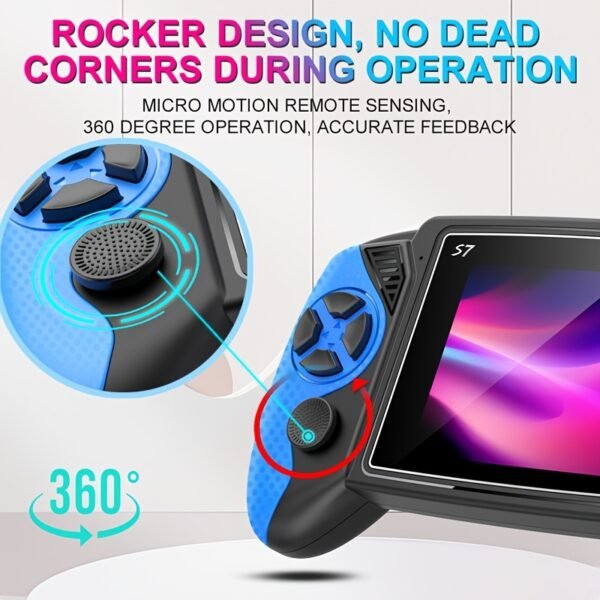 S7 3-inch 8-bit Classic Retro Video Handheld Portable Nostalgic Arcade Mini Game Console Best Gift