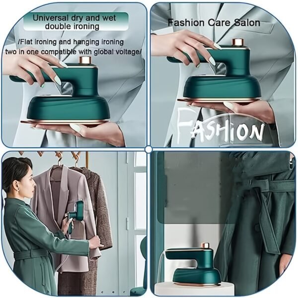 1pc 40W Travel Steamer Iron for Clothes Mini -60ML Portable Ironing Machine Travel Small Size Portable Steamer Travel College Dorm Home Essentials Steamer for Clothes