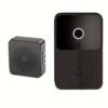 Wireless Video Doorbell with Two-Way Communication, Wi-Fi Connectivity, High Definition, Night Vision Capabilities, Remote Control Via App, Easy Setup, And HD Cameras for Home Security